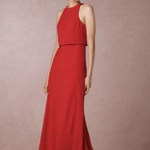 Jill Jill Stewart Iva Crepe Maxi Dress- BHLDN